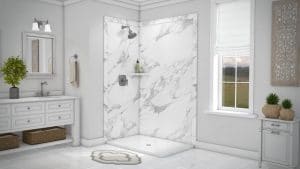 Austin Bathroom Remodel calacatta-white-elegance2-full - 1 Day Bath of Texas