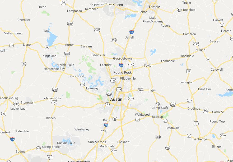 Greater Austin Texas Service Area - 1 Day Bath of Texas